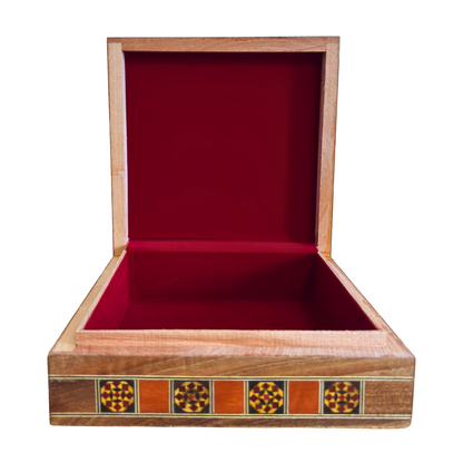 Damascene Mosaic Box – Handcrafted Art for Jewelry & Keepsakes