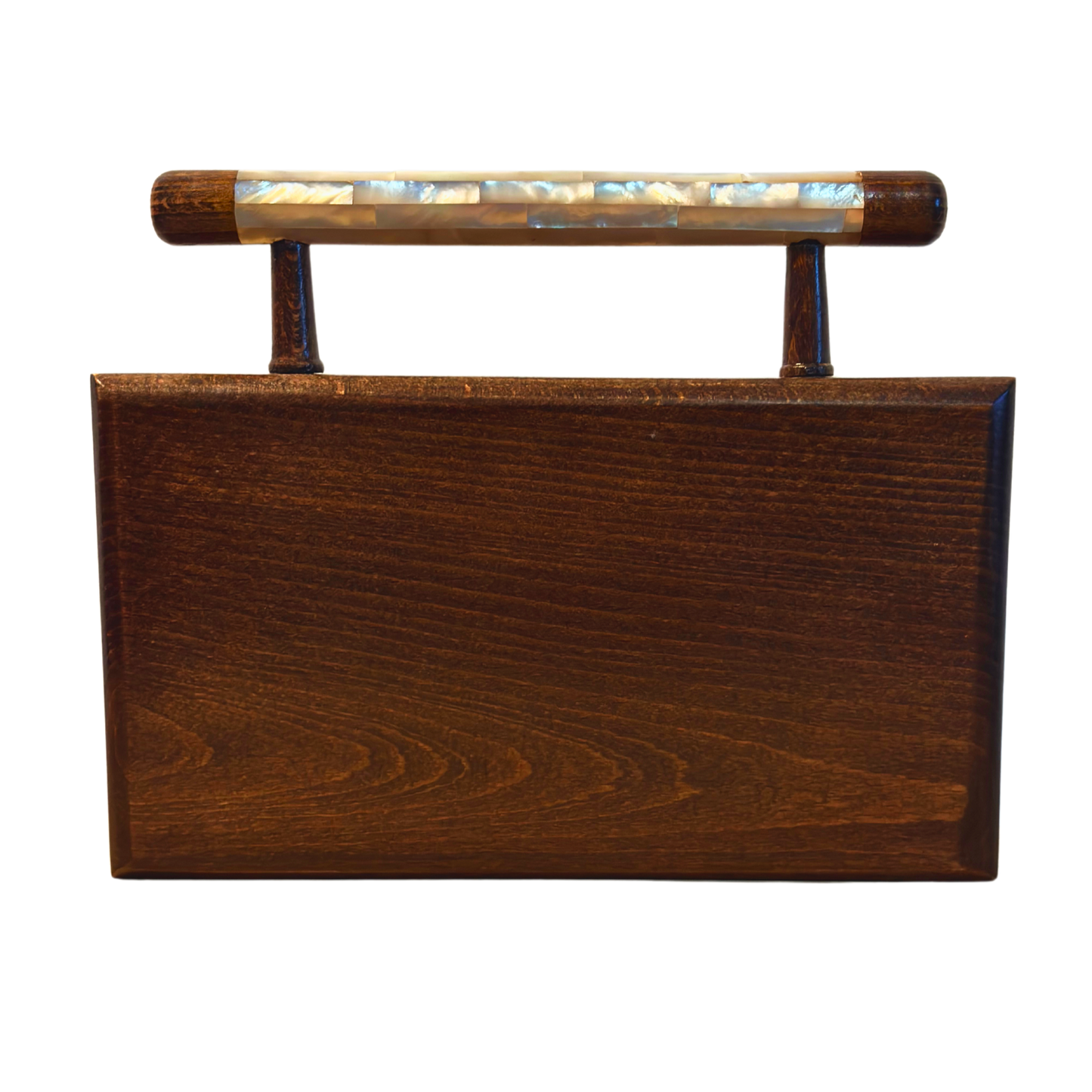 Falak – Clutch Damascena di Lusso con Madreperla e Interno in Broccato