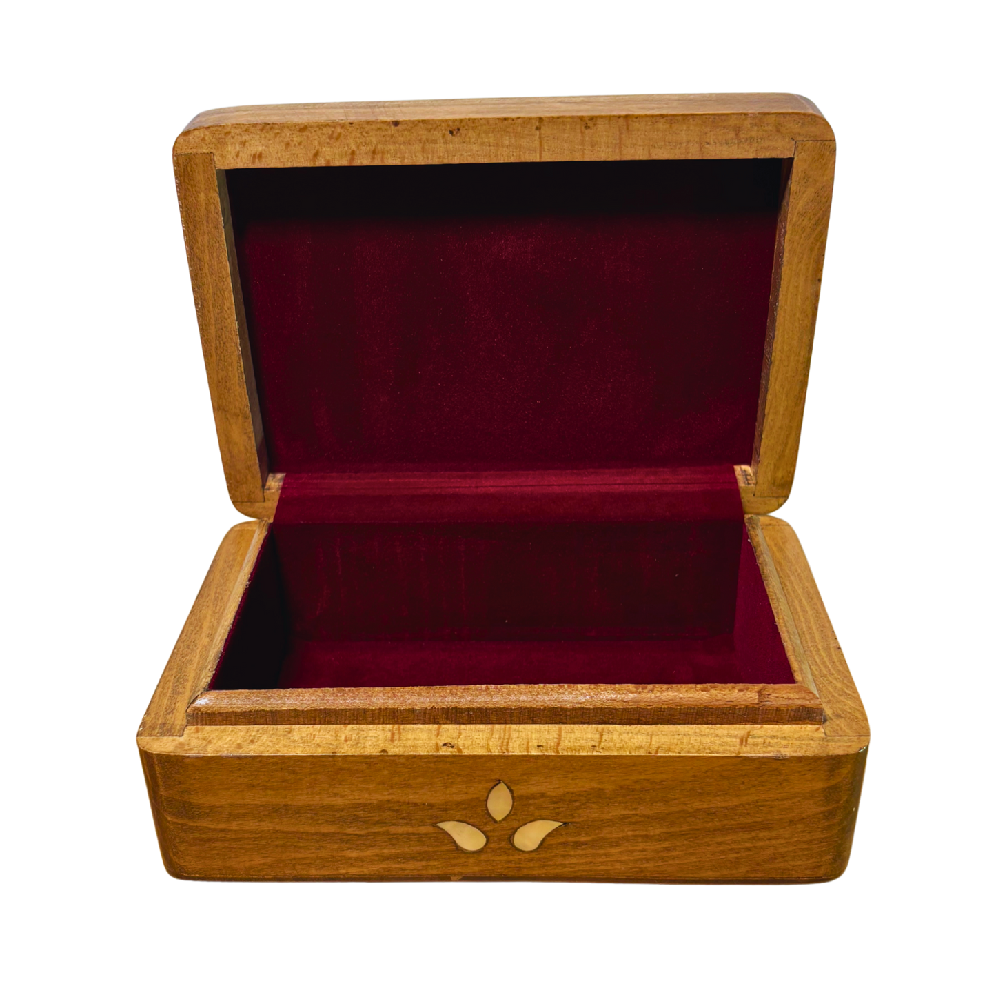 Handgefertigte Luxusbox aus Damaskus – Perlmutt & Samteleganz