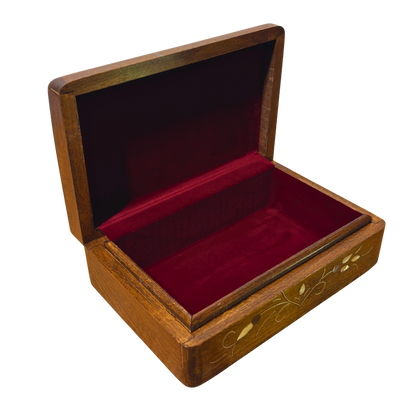 Handgefertigte Luxusbox aus Damaskus – Perlmutt & Samteleganz