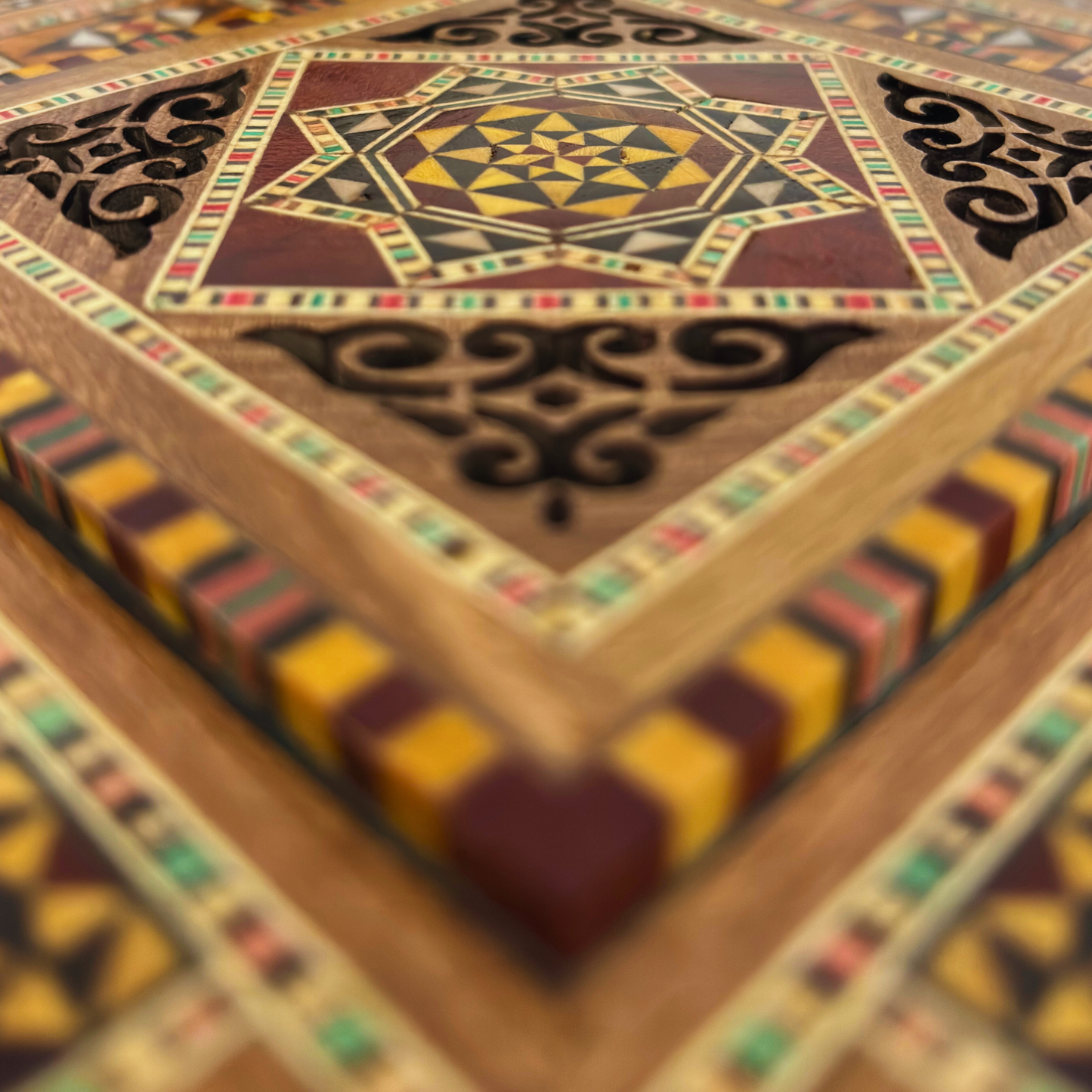 Damascene Mosaic Box – Handcrafted Art for Jewelry & Keepsakes