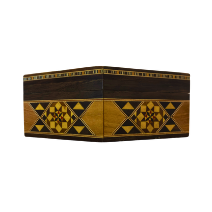 Handgefertigte Damascene-Mosaikschatulle – Perlmutt & Samt-Eleganz