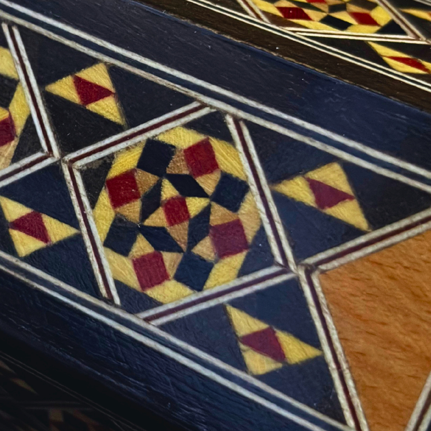 Portapenne Artigianale in Mosaico Damasceno – Interno in Velluto